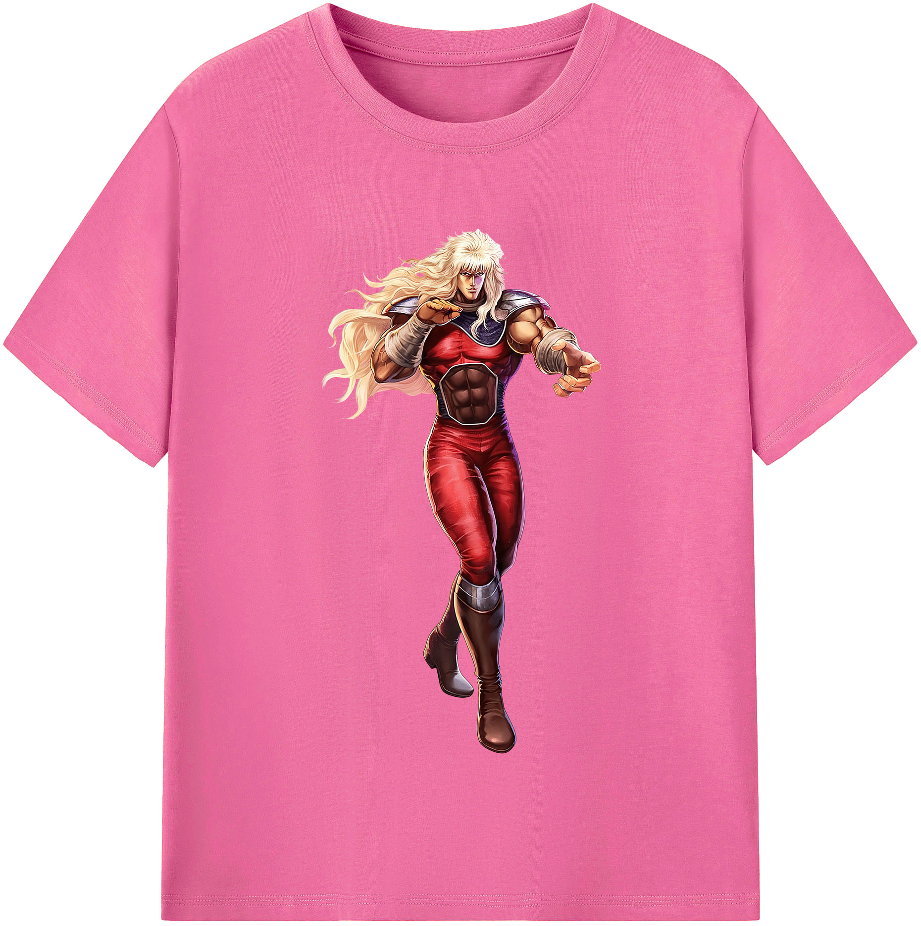 （画像用） 北斗の拳 Fist of the North Star レディースカジュアルプリントTシャツ（綿100％）